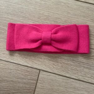 Kate Spade Pink Bow Earwarmer